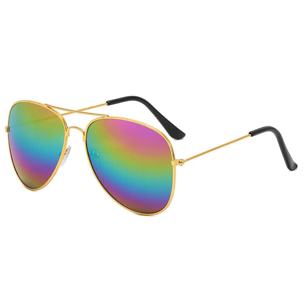 Unisex Aviator Sunglasses In Multicolor